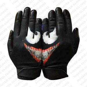 Custom Football gloves with graphic print for a unique look.Design your brand.
